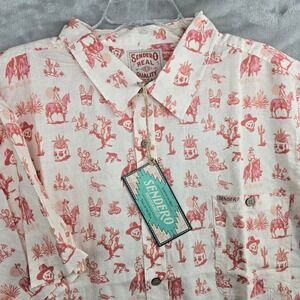 Sendero Provisions Co City Slicker Button Up Short Sleeve Shirt 3XL Western New